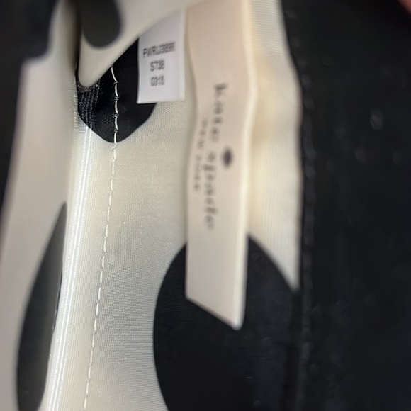 Kate Spade Staci Colorblock Large Wallet Warmbeige Black Multi PWRU S738 0315 - Picture 5 of 5